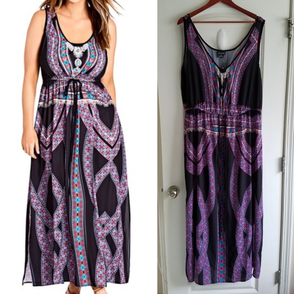 NWT City Chic Maxi Tunic Dress